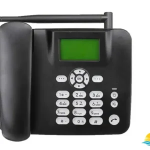 Huawei F317 GSM Desktop Phone_Fixed Wireless Phone 4G Desktop Telephone Support GSM 850 900 1800 1900MHZ SIM Card Cordless with Antenna Radio Alarm Clock SMS Function for House Home Call Center Office Company Hotel
