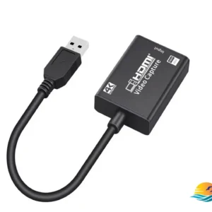 HDMI Video Capture, 4K HDMI to USB Capture Card Full HD 1080P @30Hz, Record via DSLR, Camcorder, Action Cam for Live Streaming, Compatible with Nintendo Switch, PS4, Xbox One, PC