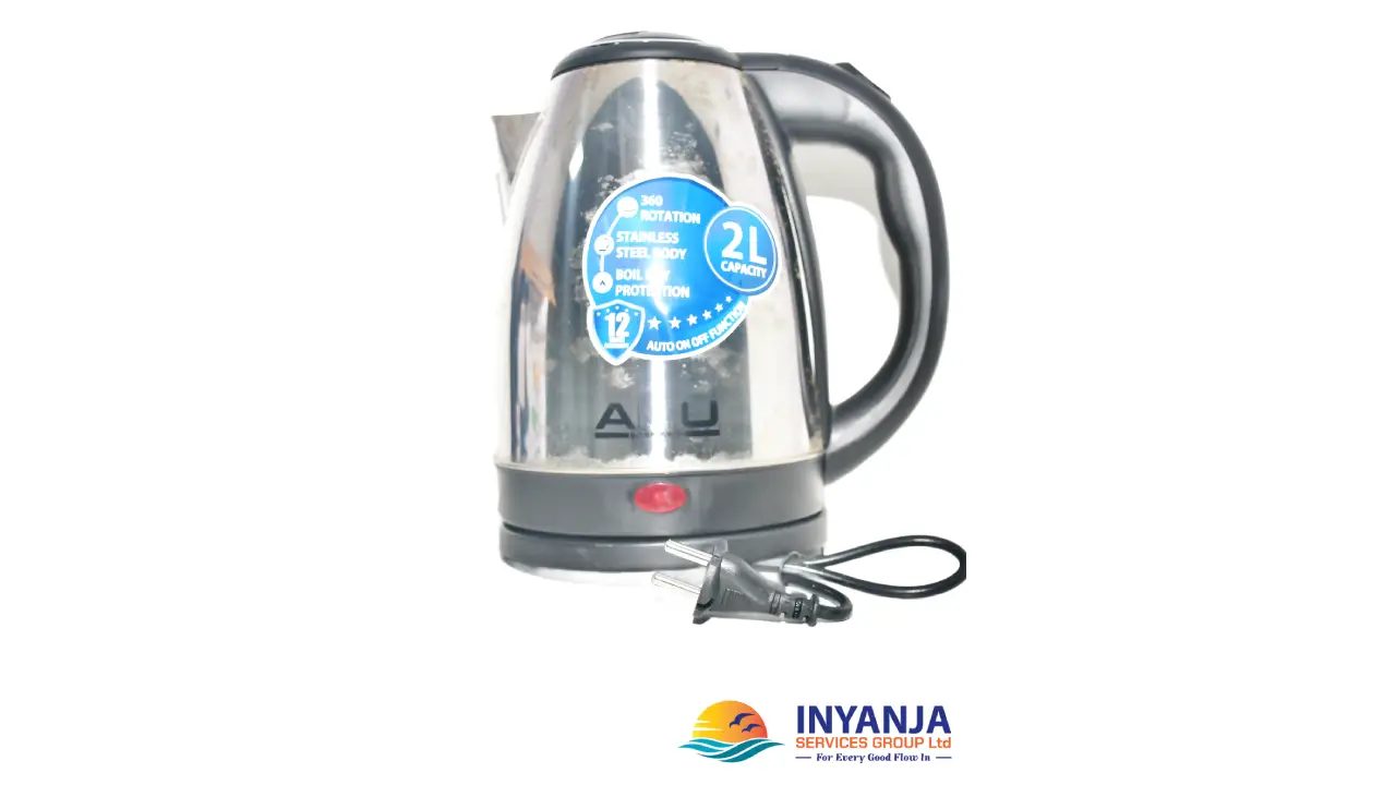 AMU Electric Kettle – 2.0L Stainless Steel, 1500W
