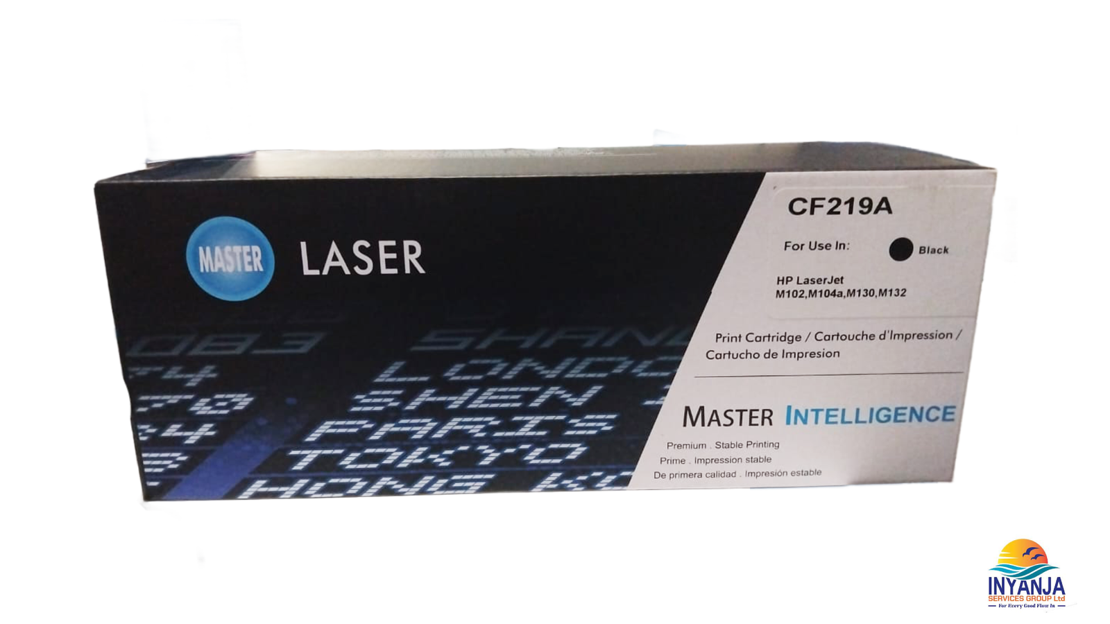 Master Laser 19A Black Compatible Toner Cartridge for HP LaserJet Printers (CF219A)