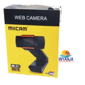 Miicam 720p HD USB Webcam with Isolation Microphone for PC Desktop Laptop Gaming Streaming Video Calling Business Conference 5 Glass Lens Auto Focus AWB Plug and Play Black