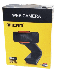 Miicam 1080p HD USB Webcam with Isolation Microphone for PC Desktop Laptop Gaming Streaming Video Calling Business Conference 5 Glass Lens Auto Focus AWB Plug and Play Black