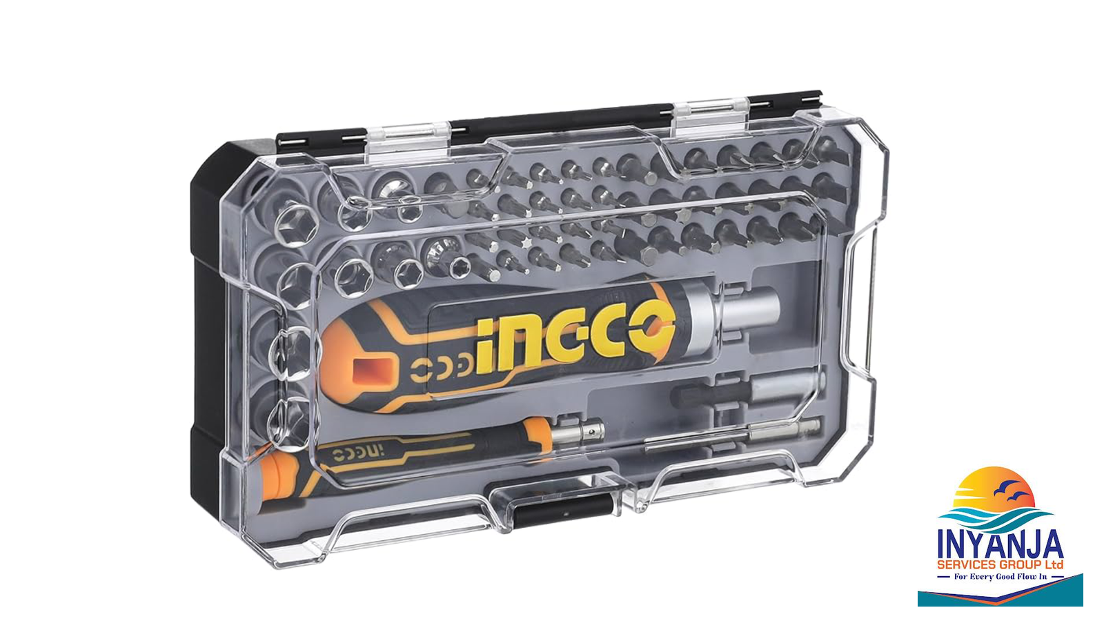INGCO Precision Screwdriver Bit Set with Magnetic Handle – Multi-Bit Repair Toolkit