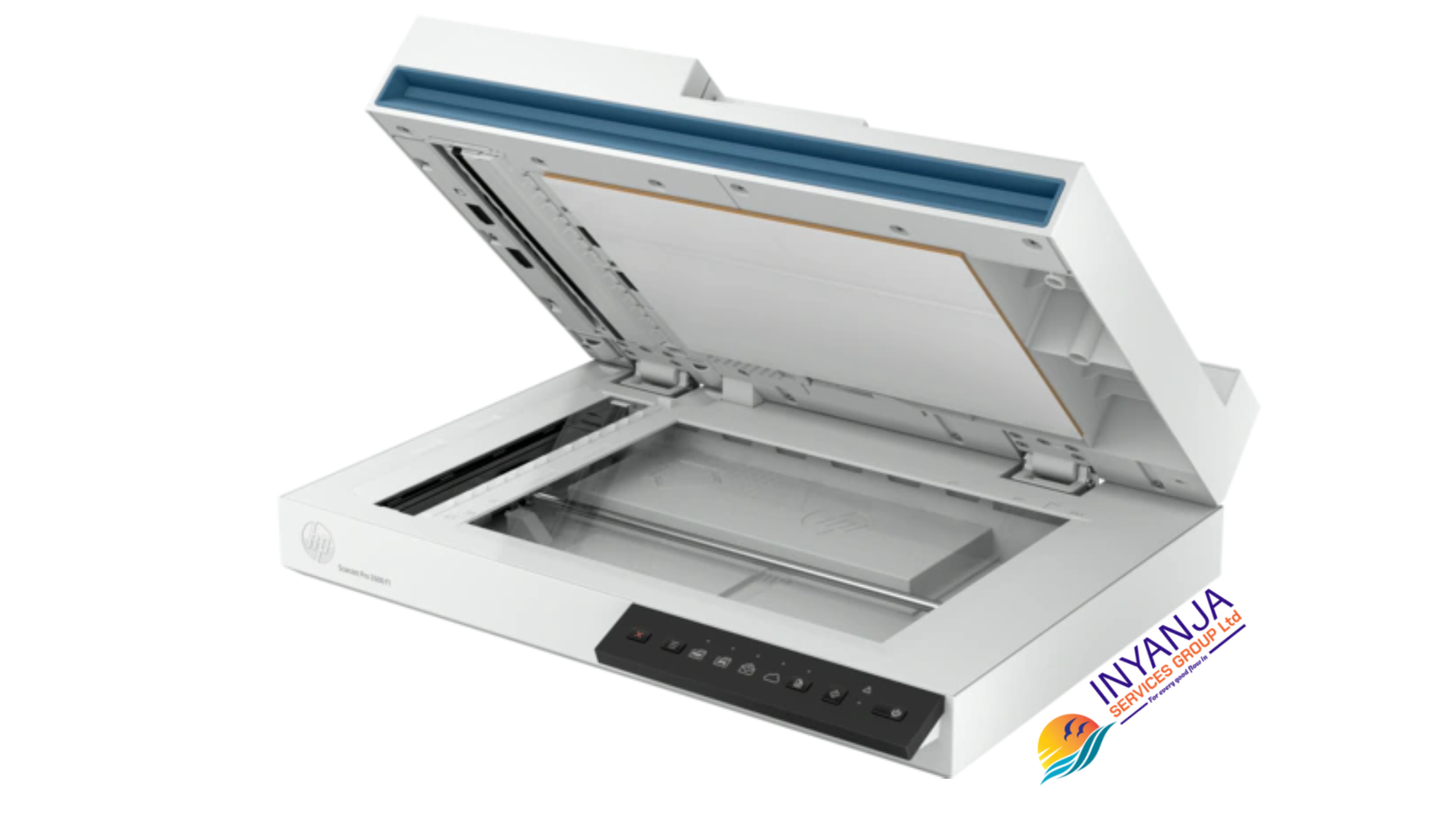 HP ScanJet Pro 2600 f1 Double-Sided Document Scanner – Flatbed & 60-Sheet ADF – Fast 25ppm Single-Pass Duplex – Compact Desktop Design for Business