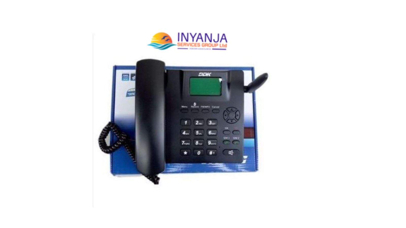 DDK 995+ Dual SIM Wireless GSM Desk Phone – 2 SIM Card Support