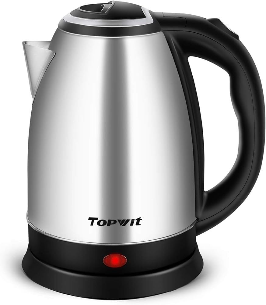 AMU Electric Kettle – 2.0L Stainless Steel 1500W Fast Boiling Kettle