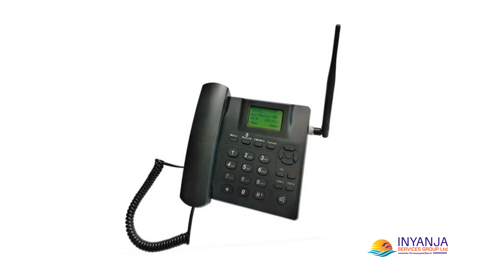 DDK 995+ Dual SIM Wireless GSM Desk Phone – 2 SIM Card Support