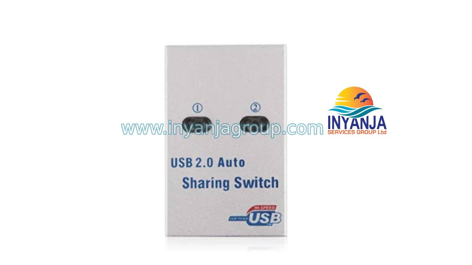 USB 2.0 Auto Sharing Switch – Dual Computer Control Adapter - Image 2