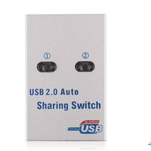USB 2.0 Auto Sharing Switch – Dual Computer Control Adapter