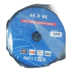 4K/8K AOC Fiber Optic HDMI Cable 50M – Active Optical, Ultra HD, High-Speed