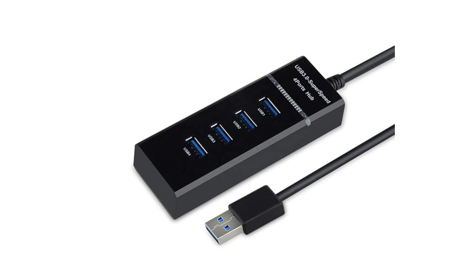 4-Port USB 3.0 SuperSpeed Hub – High-Speed Multi USB Splitter