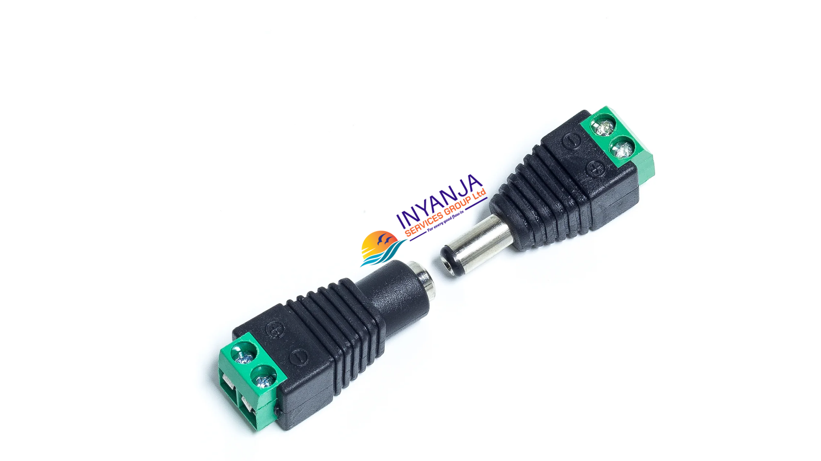 1 Pair DC Power Cable Jack Adapter Connector Male Female Plug 5.5×2.1mm for 12V 24V 5050 2835 5630 LED Strip, CCTV Camera, AC to DC Switch Power Supply Adapter